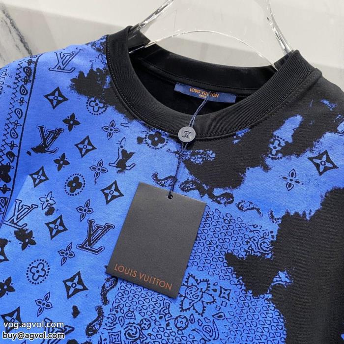 2024ファッション最新で完売確実ルイ ヴィトンブランド 偽物半袖Tシャツ_0_3
