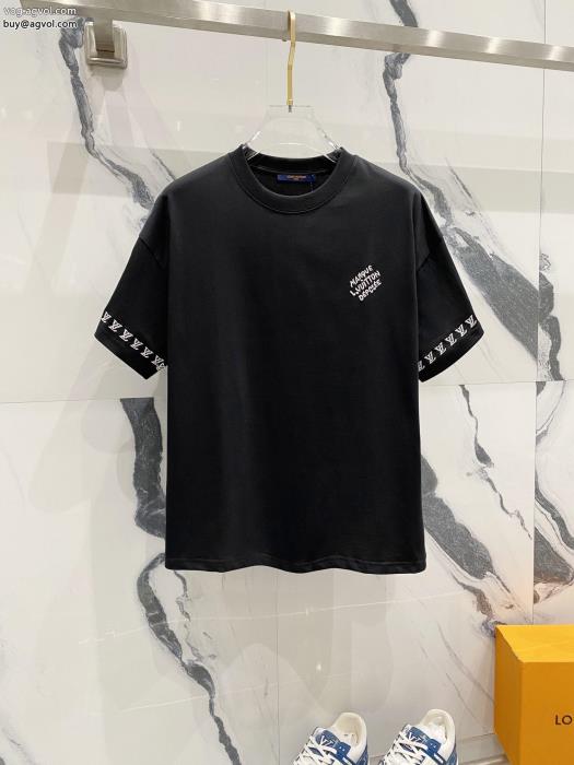 半袖Tシャツブランド 激安2024ファッション可愛い新モデルLOUIS VUITTON_0_1