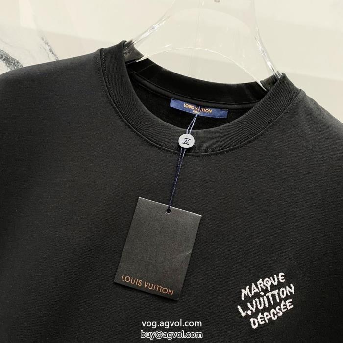 半袖Tシャツブランド 激安2024ファッション可愛い新モデルLOUIS VUITTON_0_3