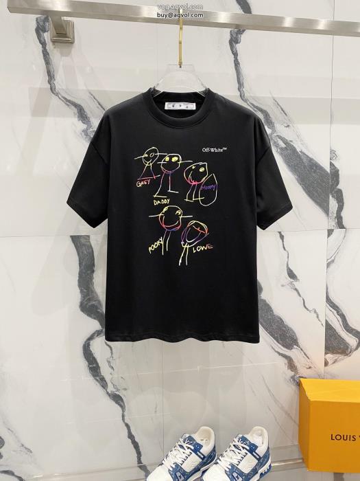 半袖Tシャツ偽物 ブランド ショップOff-White2024限定色や海外限定上品シックなお品_0_1