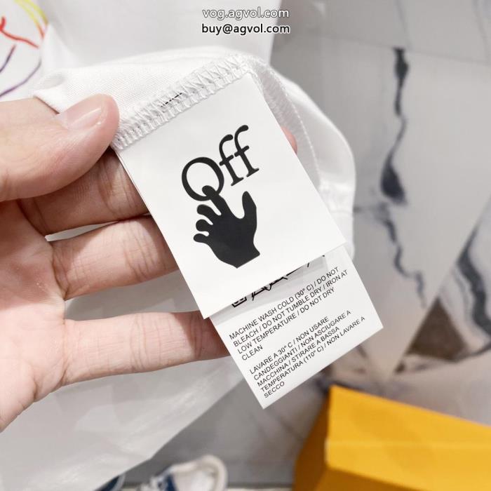 半袖Tシャツ偽物 ブランド ショップOff-White2024限定色や海外限定上品シックなお品_0_3
