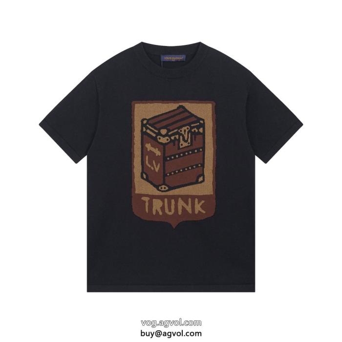 2024新作2024流行り高品質素材偽物 ブランドルイ ヴィトン半袖Tシャツ_0_0
