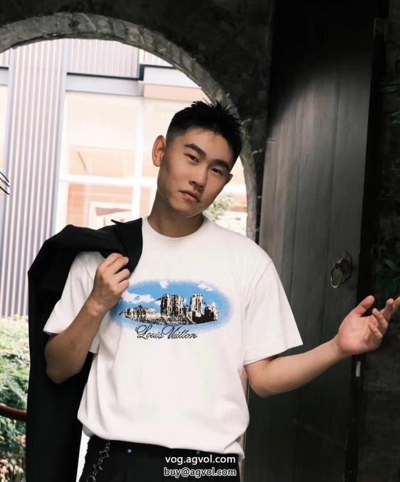 LOUIS VUITTON半袖Tシャツ最前線2024大人のこなれ感偽物 通販 _0_3