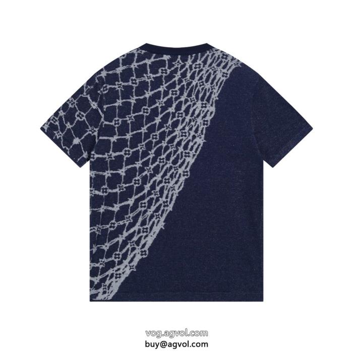 毎年爆発的人気即発送最新作2024 ブランド コピーLOUIS VUITTON半袖Tシャツ_0_1