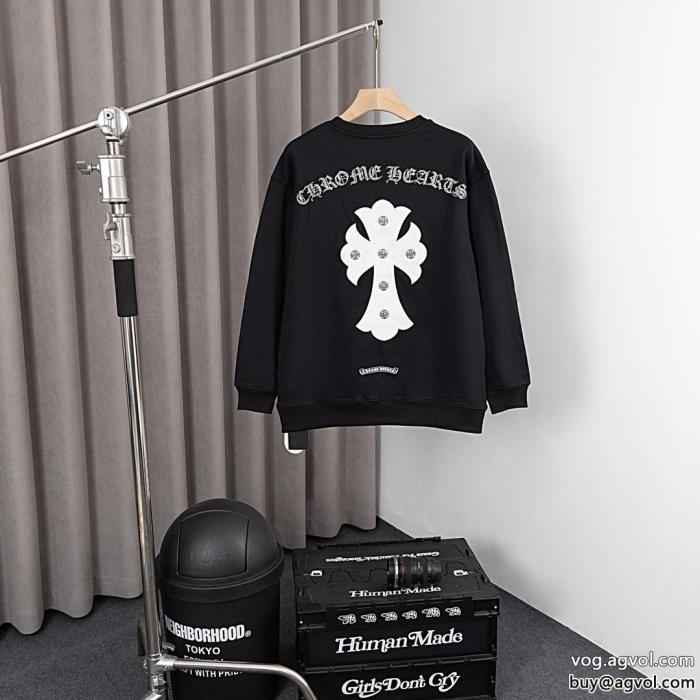 ブランド コピー 優良新作限定めっちゃ綺麗色大注目パーカーCHROME HEARTS_0_2