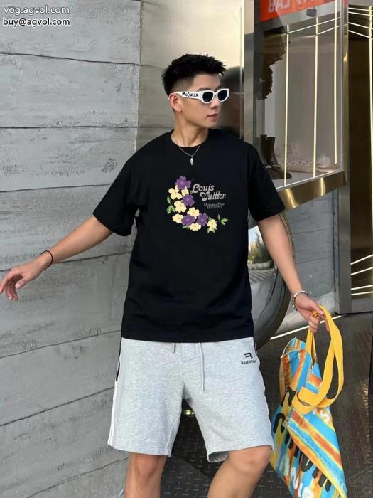 コピー 品 販売半袖Tシャツ2024ファッションふんわり柔らかLOUIS VUITTON_0_2