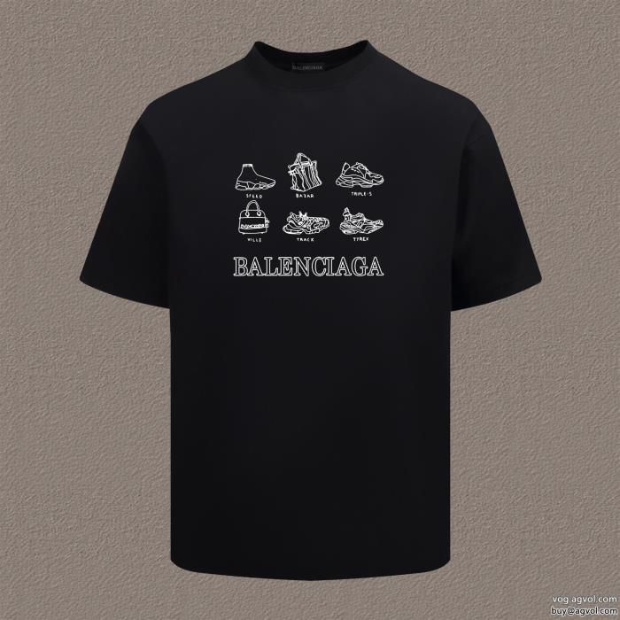 ブランド コピー 販売 バレンシアガ最旬のスタイル清潔感の高い新品半袖Tシャツ_0_1