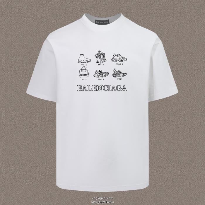 ブランド コピー 販売 バレンシアガ最旬のスタイル清潔感の高い新品半袖Tシャツ_0_2