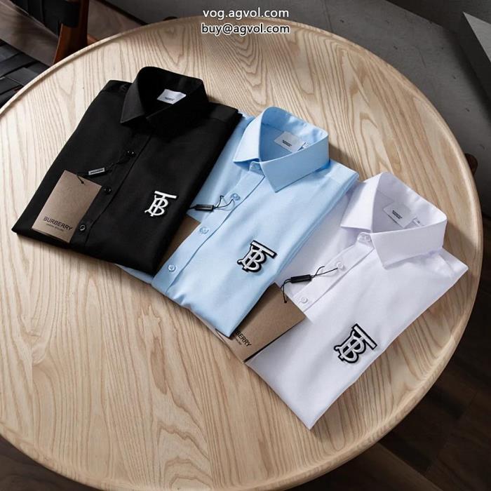 ブランド 品 激安 通販BURBERRY華やかな印象トレンドスタイル長袖シャツ_0_2