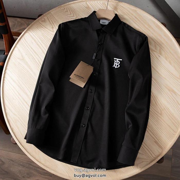 ブランド 品 激安 通販BURBERRY華やかな印象トレンドスタイル長袖シャツ_0_3