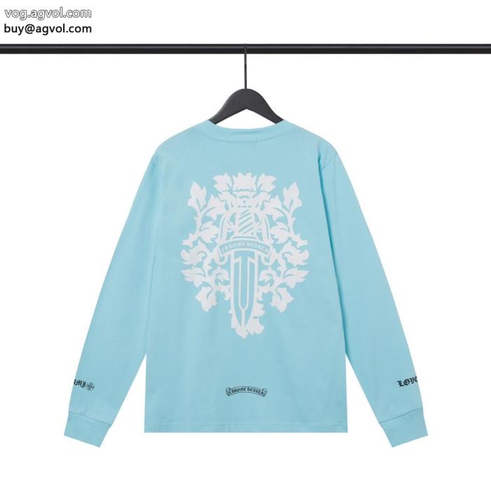 偽 ブランド 販売長袖TシャツCHROME HEARTS人気☆夏にお勧め今だけSALE_0_1