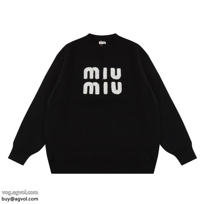 夏の大人カジュアル華やかな印象コピー ブランド 販売MIUMIUセーター_0_1