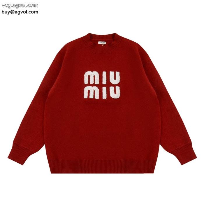夏の大人カジュアル華やかな印象コピー ブランド 販売MIUMIUセーター_0_3