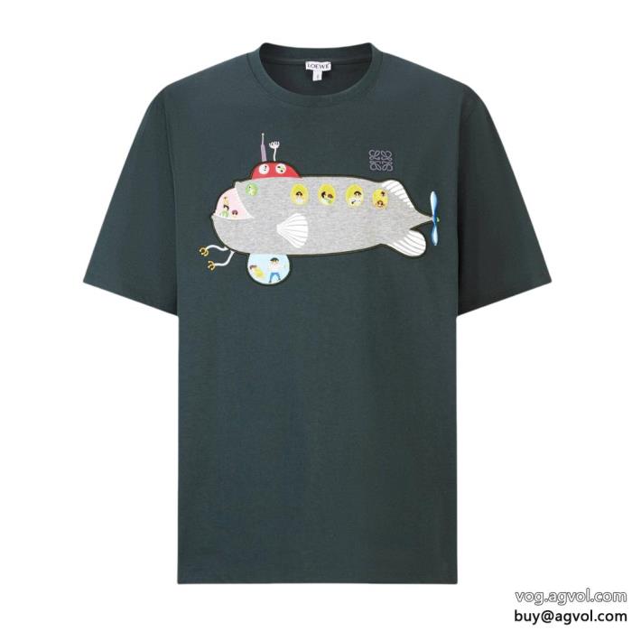 LOEWE半袖Tシャツ偽物 ブランド ショップ個性的なデザイン完売目前_0_3