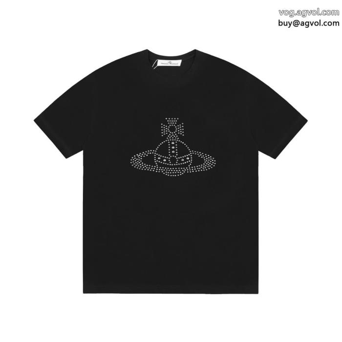 VIVIENNE WESTWOOD偽物 ブランド最終セール先行入手半袖Tシャツ_0_1