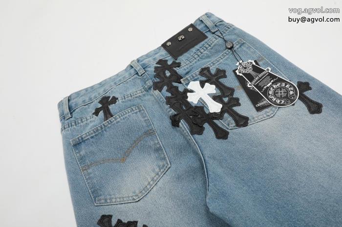 CHROME HEARTS23SS 異素材この冬絶対欲しいブランド スーパー コピー 舗ジーンズ_0_3