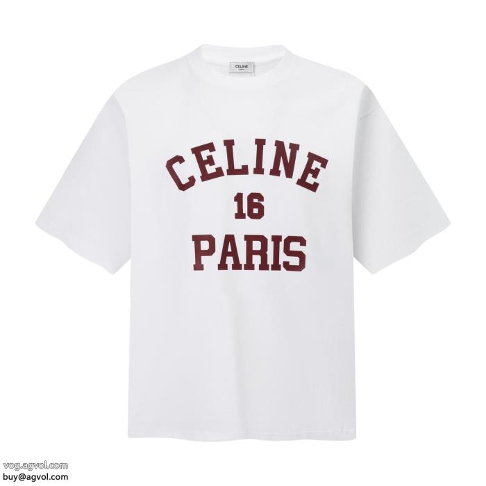 カジュアルな雰囲気があり最新作2025秋冬半袖TシャツCELINEコピー 品 販売_0_1