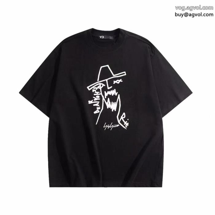 ワイ・スリーブランド コピー 優良半袖Tシャツ正規品保証23秋冬23SS洗練デザイン_0_0