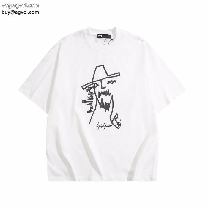 ワイ・スリーブランド コピー 優良半袖Tシャツ正規品保証23秋冬23SS洗練デザイン_0_2