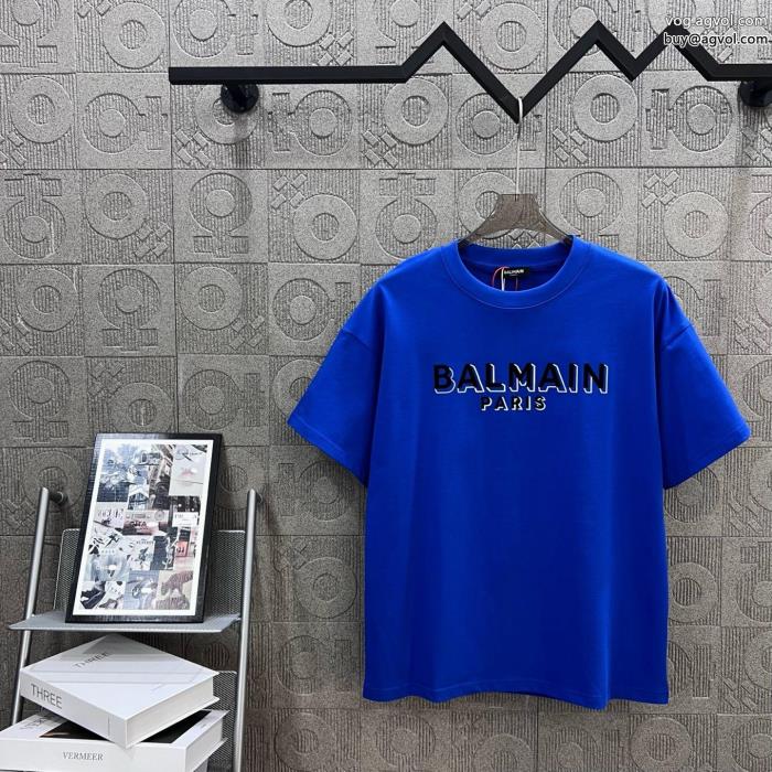 最新人気　話題沸騰中魅力が光るバルマン半袖Tシャツスーパー コピー  _0_1