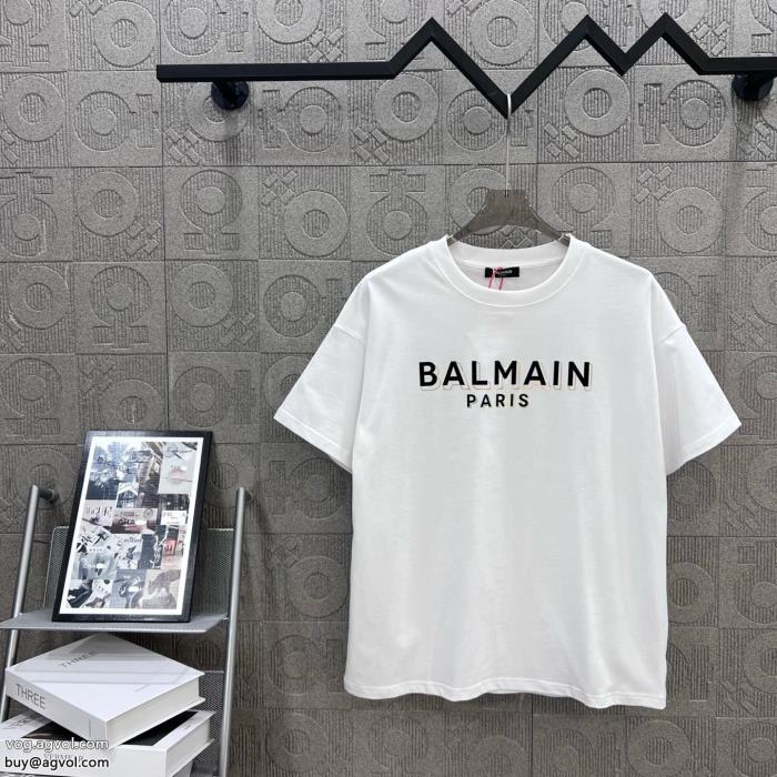 最新人気　話題沸騰中魅力が光るバルマン半袖Tシャツスーパー コピー  _0_2