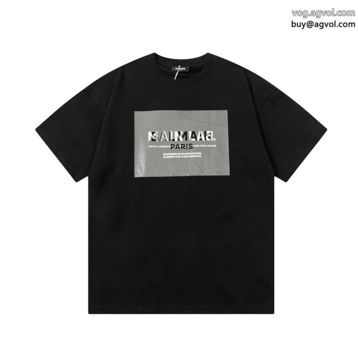 半袖Tシャツ即完売最新トレンドファッション新着BALMAINスーパー コピー 通販_0_1