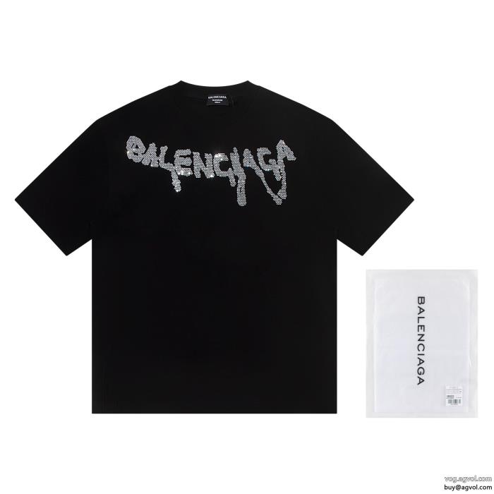 VIP価格23SS海外発 永遠の定番ブランド コピー 安心balenciaga半袖Tシャツ_0_4