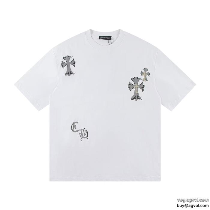 新作売切れ続出最安値ブランド スーパー コピー 優良半袖TシャツCHROME HEARTS_0_0
