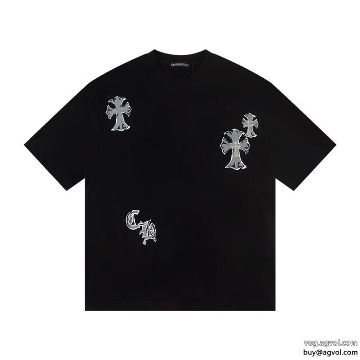新作売切れ続出最安値ブランド スーパー コピー 優良半袖TシャツCHROME HEARTS_0_3