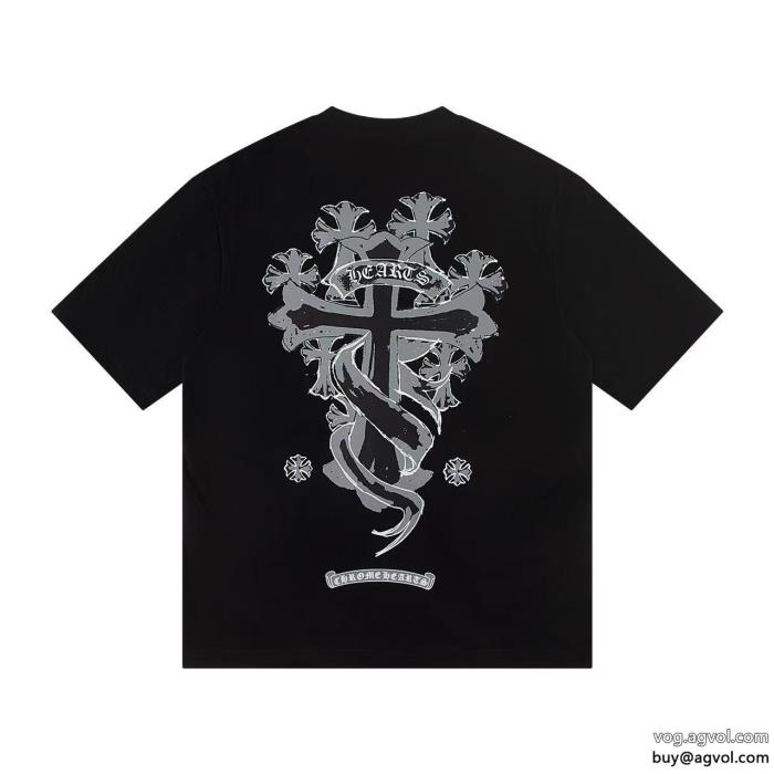 新作売切れ続出最安値ブランド スーパー コピー 優良半袖TシャツCHROME HEARTS_0_4