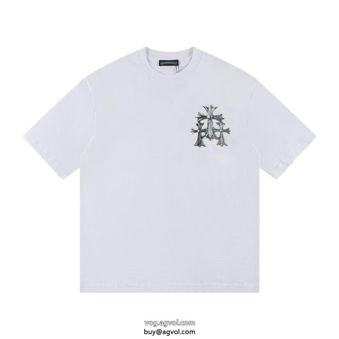 CHROME HEARTSリラックスした雰囲気に大好評ブランド コピー 優良半袖Tシャツ_0_1