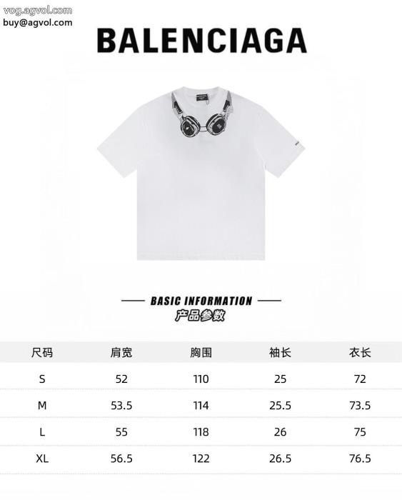 偽 ブランド 販売balenciaga半袖Tシャツ上質な素材最新トレンド2025年秋冬コレクション_0_0
