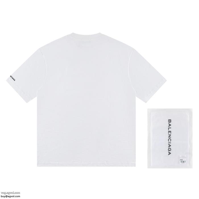 偽 ブランド 販売balenciaga半袖Tシャツ上質な素材最新トレンド2025年秋冬コレクション_0_2