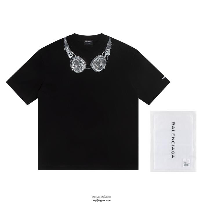 偽 ブランド 販売balenciaga半袖Tシャツ上質な素材最新トレンド2025年秋冬コレクション_0_4