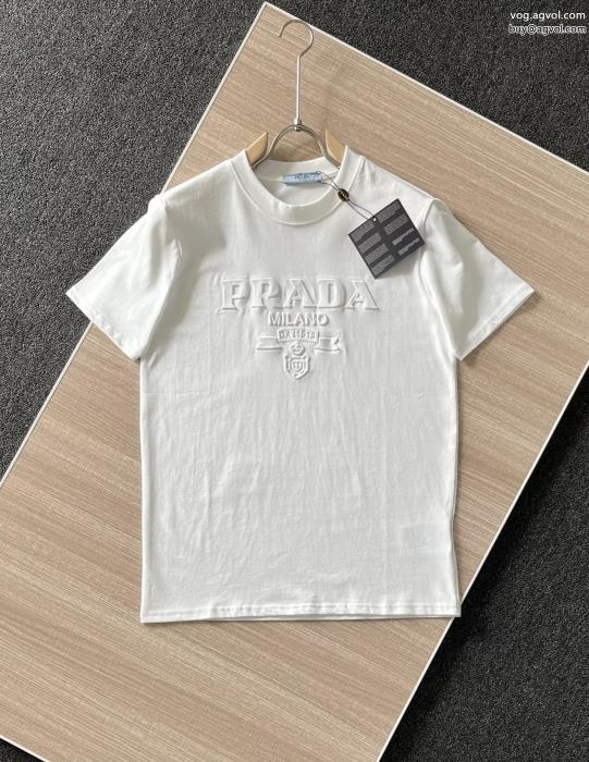 2025年秋限定 永遠の定番先取り秋冬限定新作偽 ブランド 購入半袖TシャツPRADA_0_2