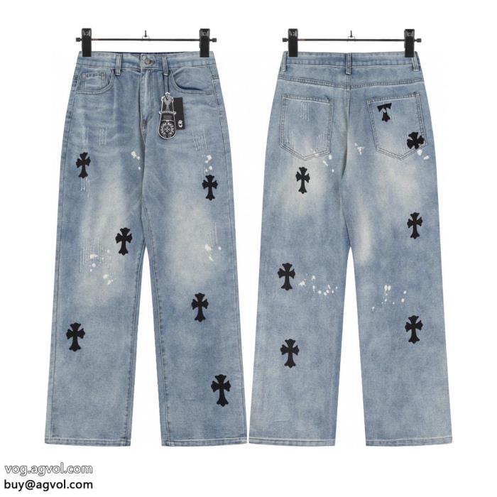 ジーンズ清涼感とカジュアルスタイル魅力的な価格ブランド 偽物CHROME HEARTS_0_2
