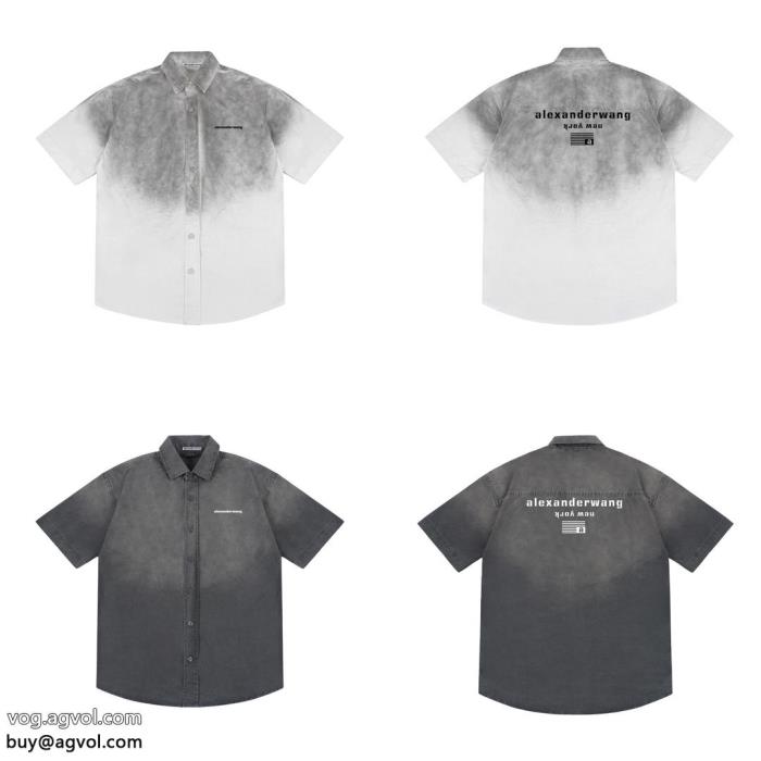 ブランド 通販 激安都会的な印象のスタイル清潔感の高い新品ALEXANDER WANG半袖Tシャツ_0_1