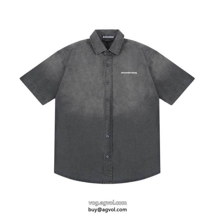 ブランド 通販 激安都会的な印象のスタイル清潔感の高い新品ALEXANDER WANG半袖Tシャツ_0_2