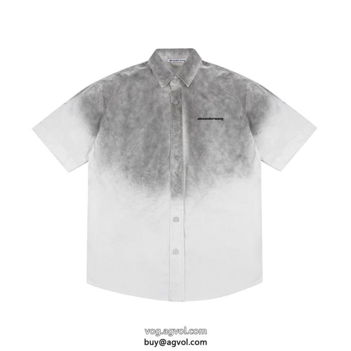 ブランド 通販 激安都会的な印象のスタイル清潔感の高い新品ALEXANDER WANG半袖Tシャツ_0_4