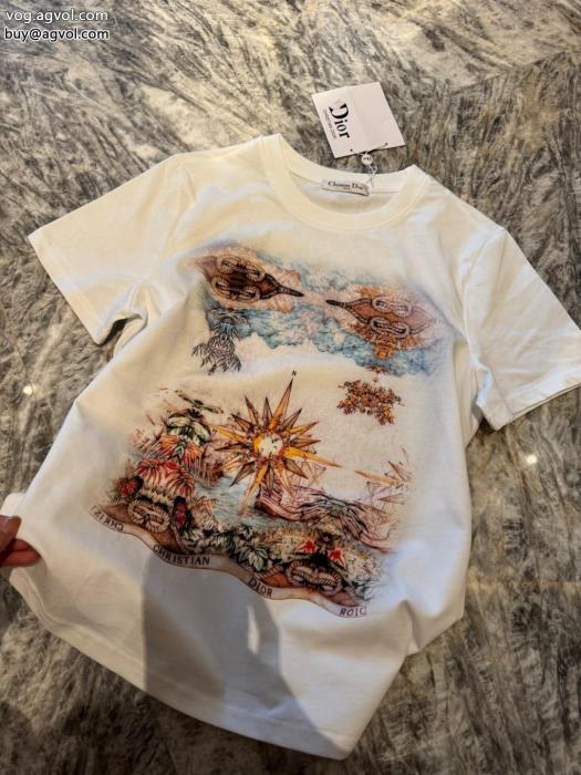 DIOR最新作即発不動の人気2025最新スーパー コピー 通販 優良半袖Tシャツ_0_0