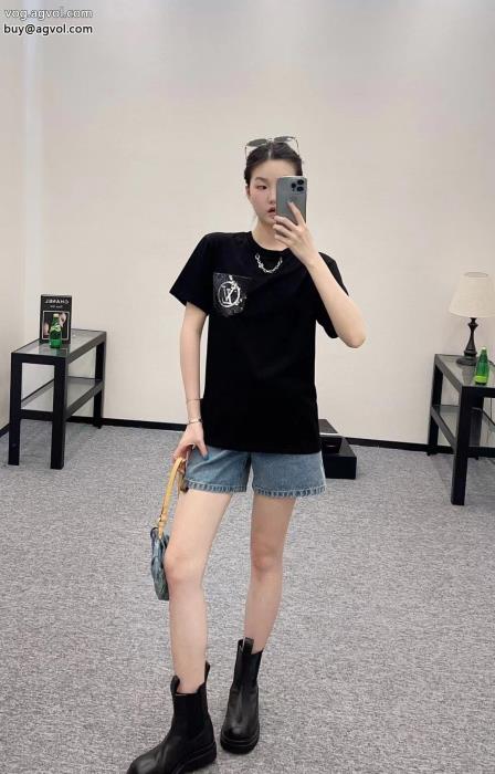 半袖Tシャツ風通しの良いフレア注目!22-23AWLOUIS VUITTONブランド 通販 激安_0_2