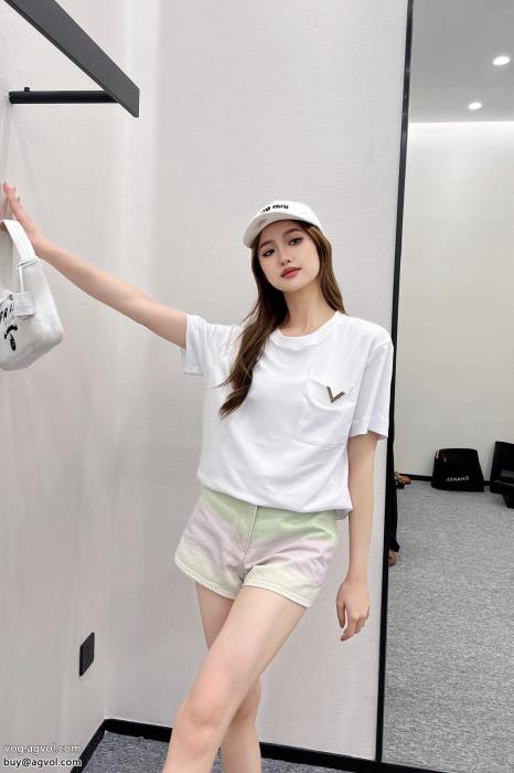 ブームは再熱中大幅に値下げブランド コピー 安心ヴァレンティノ半袖Tシャツ_0_1
