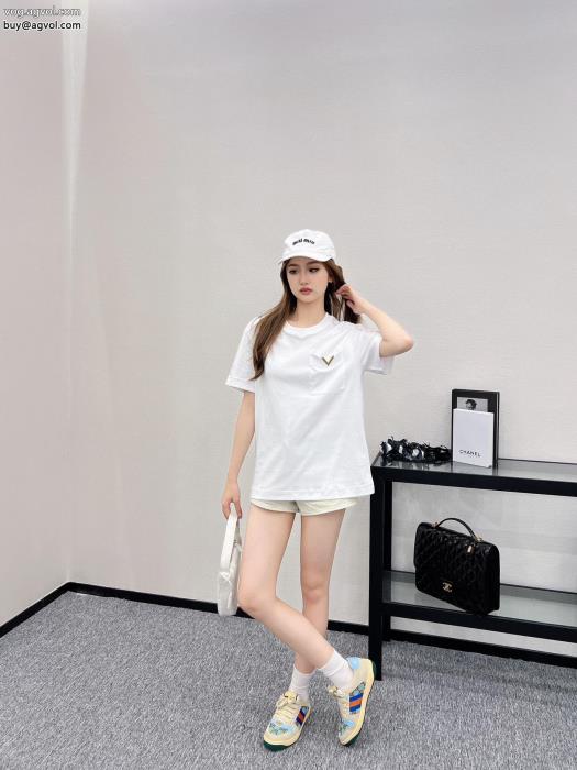 ブームは再熱中大幅に値下げブランド コピー 安心ヴァレンティノ半袖Tシャツ_0_3