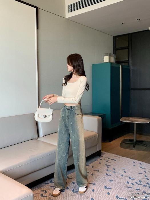 ジーンズブランド スーパー コピー 通販MIUMIU大好評2025限定新作_0_3