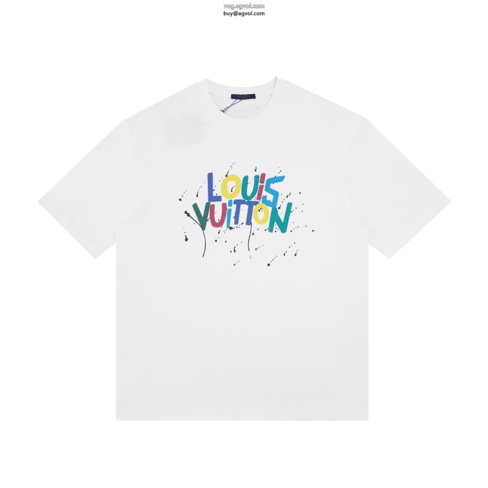 ブランド 通販 激安着心地のいい新作売切れ続出ルイ ヴィトン半袖Tシャツ_0_1