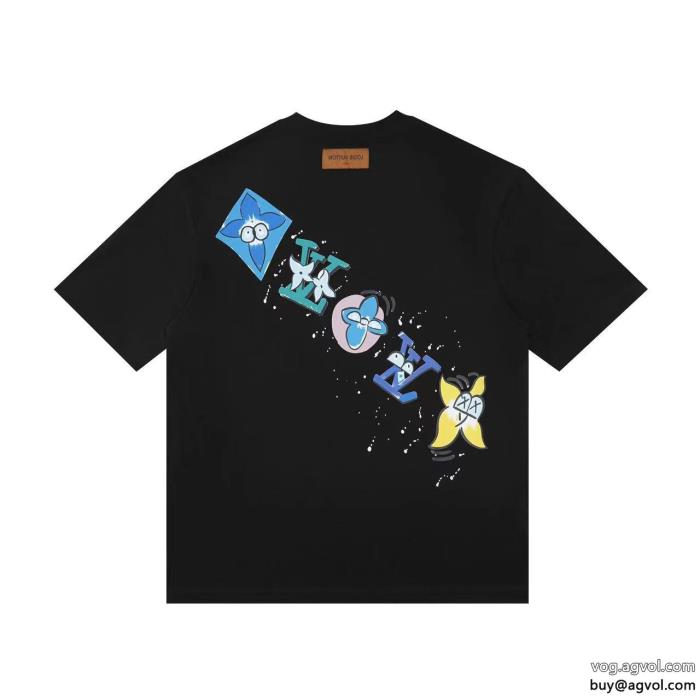 ブランド 通販 激安着心地のいい新作売切れ続出ルイ ヴィトン半袖Tシャツ_0_3
