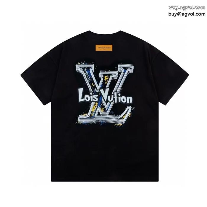 ルイ ヴィトン偽物 ブランド 激安決算在庫処分カジュアルの定番半袖Tシャツ_0_0
