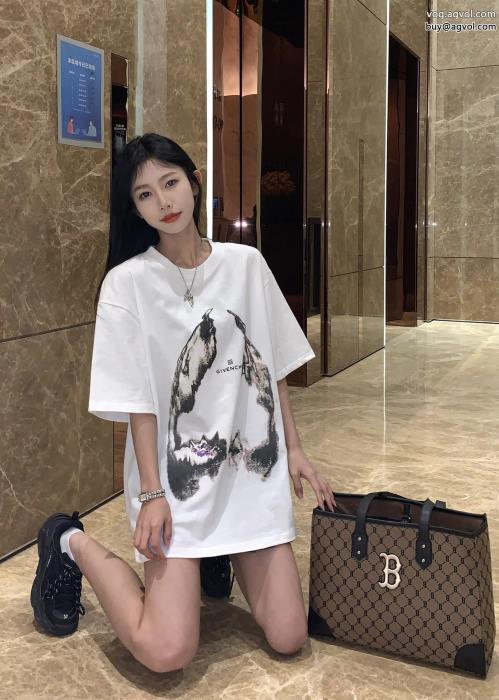 ブランド コピー 優良半袖Tシャツ優しげな高級人気色オフィスファッションGIVENCHY_0_3