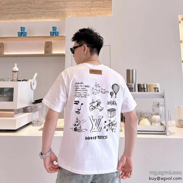 ブランド コピー ショップ半袖Tシャツ最新作2025秋冬セールで格安LOUIS VUITTON_0_0