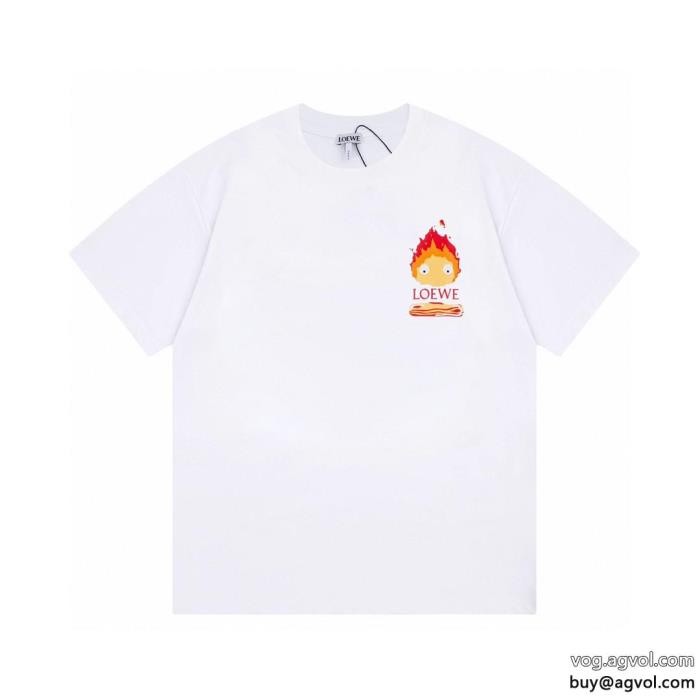 ブランド フェイクロエベSS23限定版毎年爆発的人気半袖Tシャツ_0_1